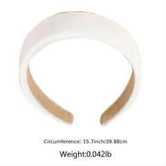 Solid Padded Headband for Women Non-Slip Hair Bands
