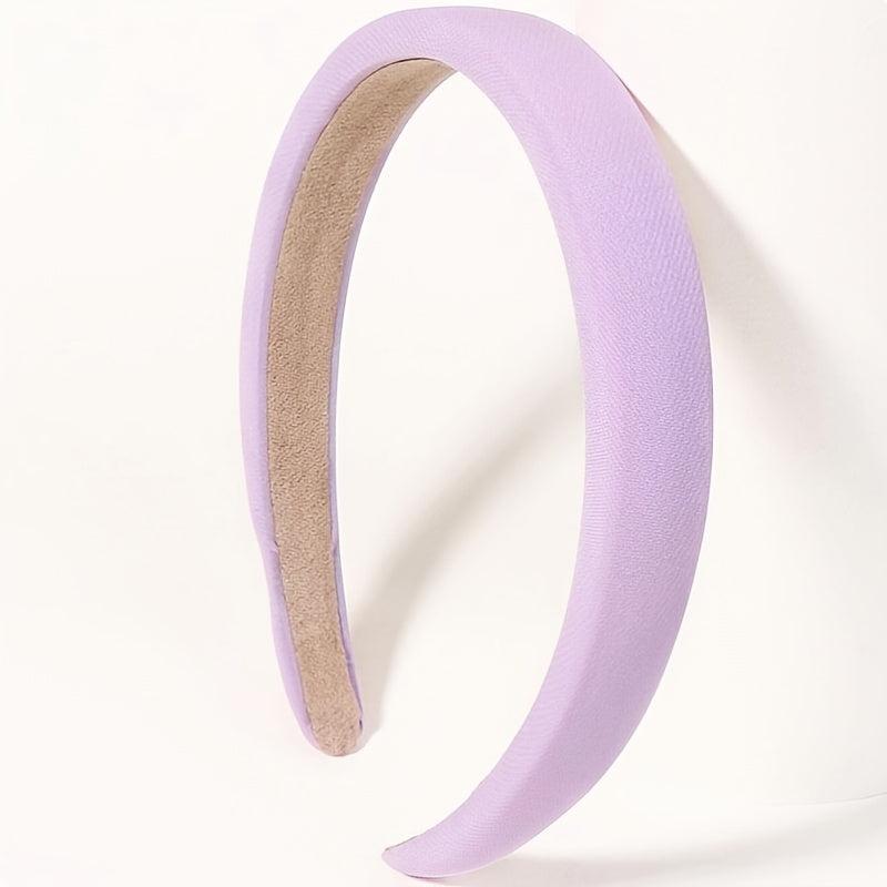Solid Padded Headband for Women Non-Slip Hair Bands