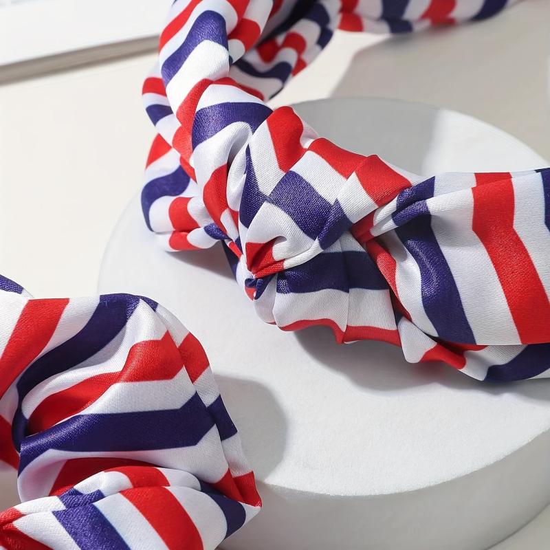 2pcs American Flag Hair Accessories Set