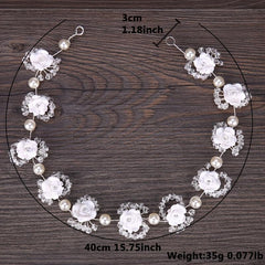 Crystal Headband Flower Girl Wedding Headwear