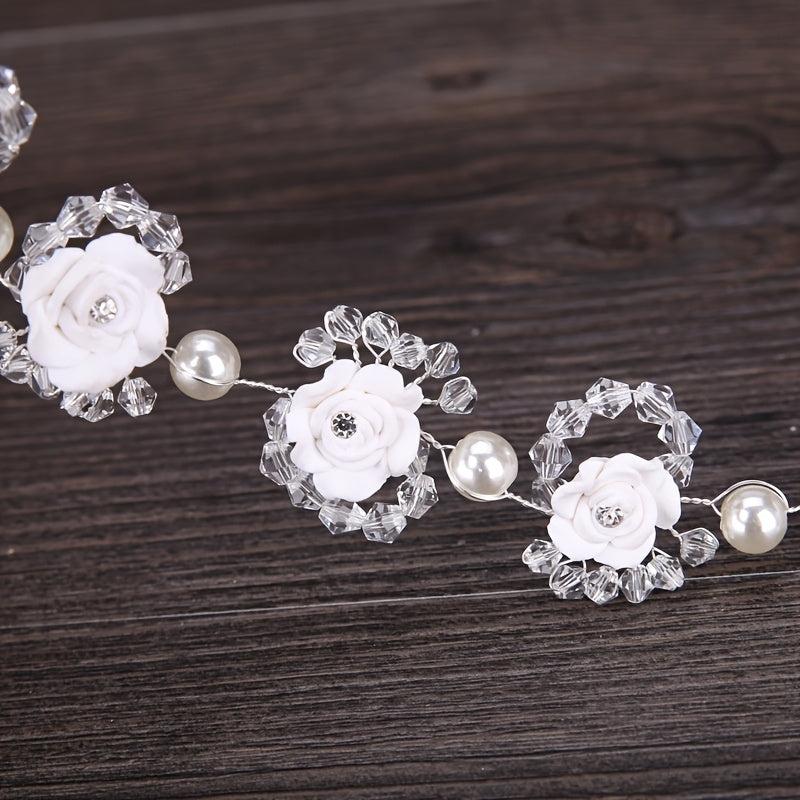 Crystal Headband Flower Girl Wedding Headwear