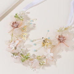 Faux Pearl Bridal Hair Band Crown Headband Wedding Accessories