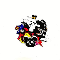 18pcs Cartoon Shoe Charms Detachable Sandal Decoration Accessories Clogs Charm