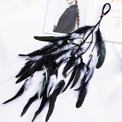 Bohemian Feather Headband Western Style Hair Band Girl's Accessories