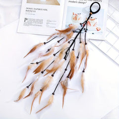 Bohemian Feather Headband Western Style Hair Band Girl's Accessories