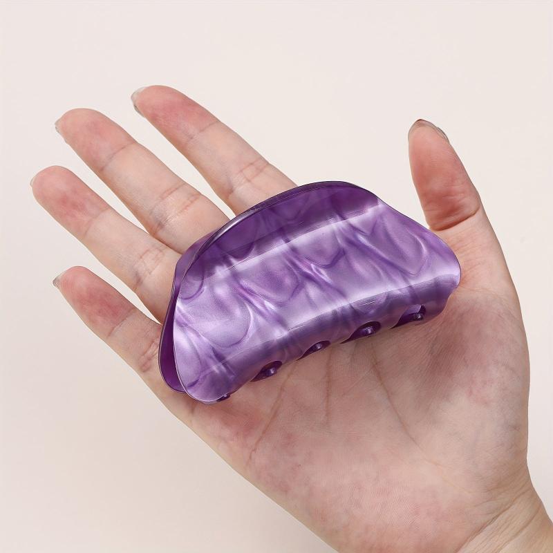 Cloud Pattern Acrylic Hair Claw Vintage Clip