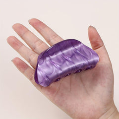 Cloud Pattern Acrylic Hair Claw Vintage Clip