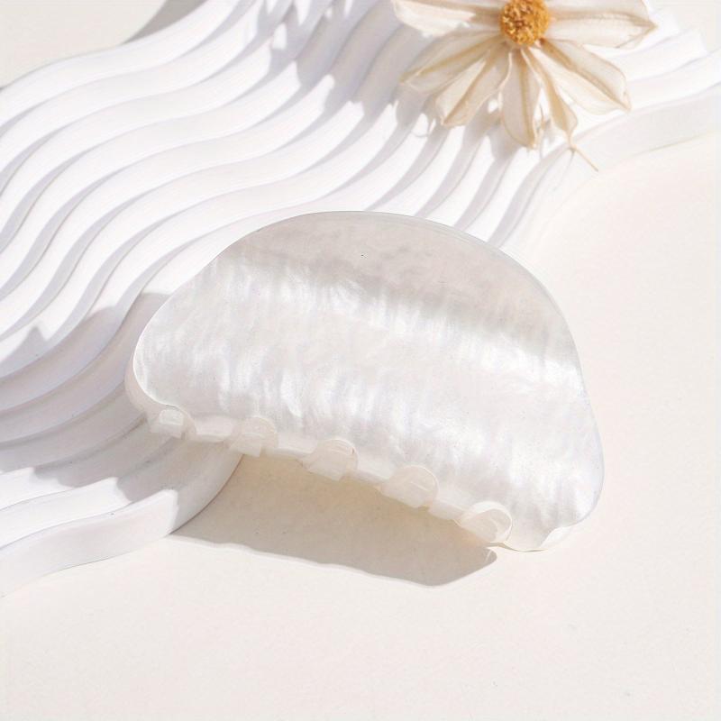 Cloud Pattern Acrylic Hair Claw Vintage Clip