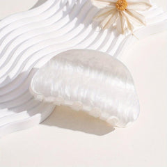 Cloud Pattern Acrylic Hair Claw Vintage Clip