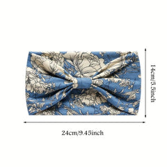 3pcs Retro Yoga Headband Flower Pattern Non slip Sweatband