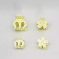 Small Flower Hair Claw Ponytail Side Clip