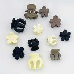 Small Flower Hair Claw Ponytail Side Clip