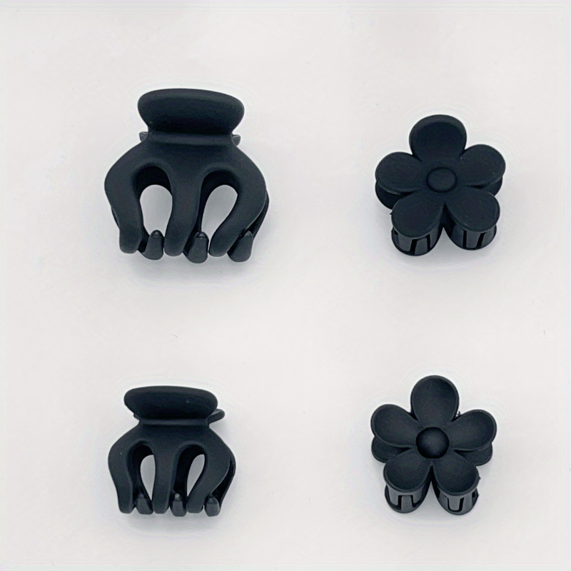 Small Flower Hair Claw Ponytail Side Clip