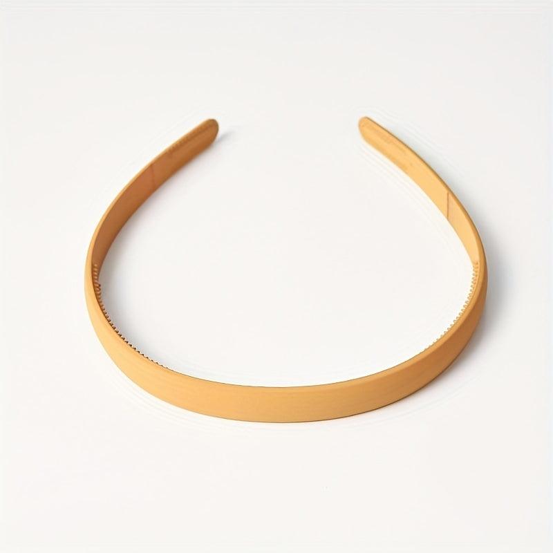 9pcs Matte Solid Headband Nonslip Head Hoop Sweet Headdress Hair Accessories