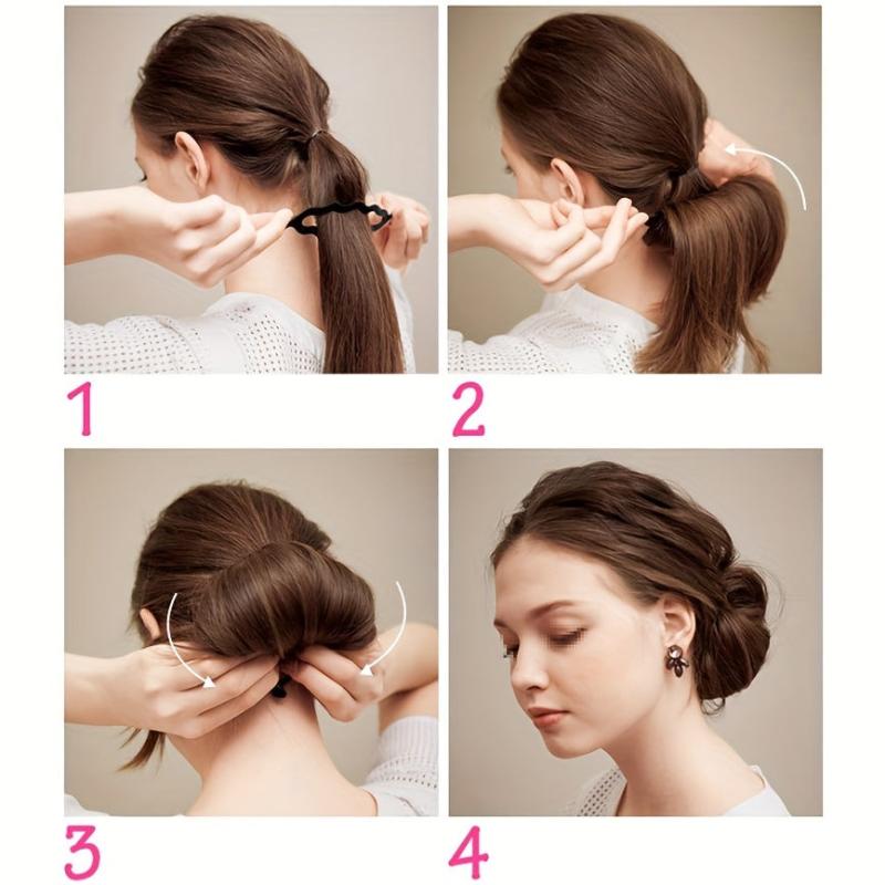 Hair Donut Bun Maker Twist Braid Curler Styling Accessory
