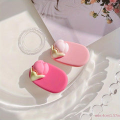 Pink Small Hairpin Girls Hairpin Bangs Clip Side Clip Duck Billed Clip