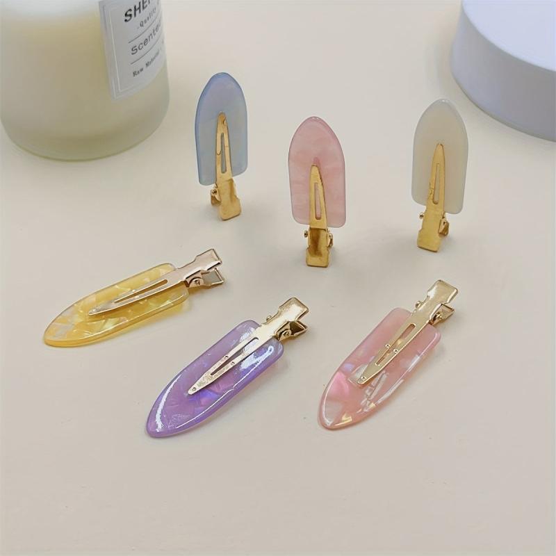 6pcs Y2K Hair Clip Duckbill Barrette Hair Slides Clip For Women Girls