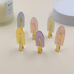 6pcs Y2K Hair Clip Duckbill Barrette Hair Slides Clip For Women Girls