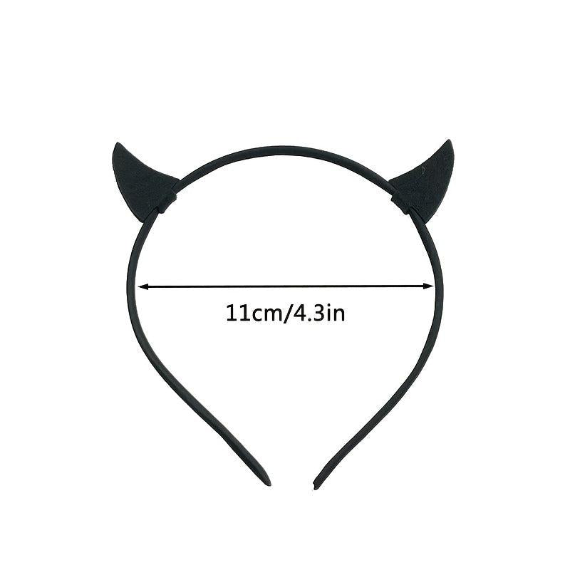 Glitter Devil Horns Headband Christmas Cosplay Costume