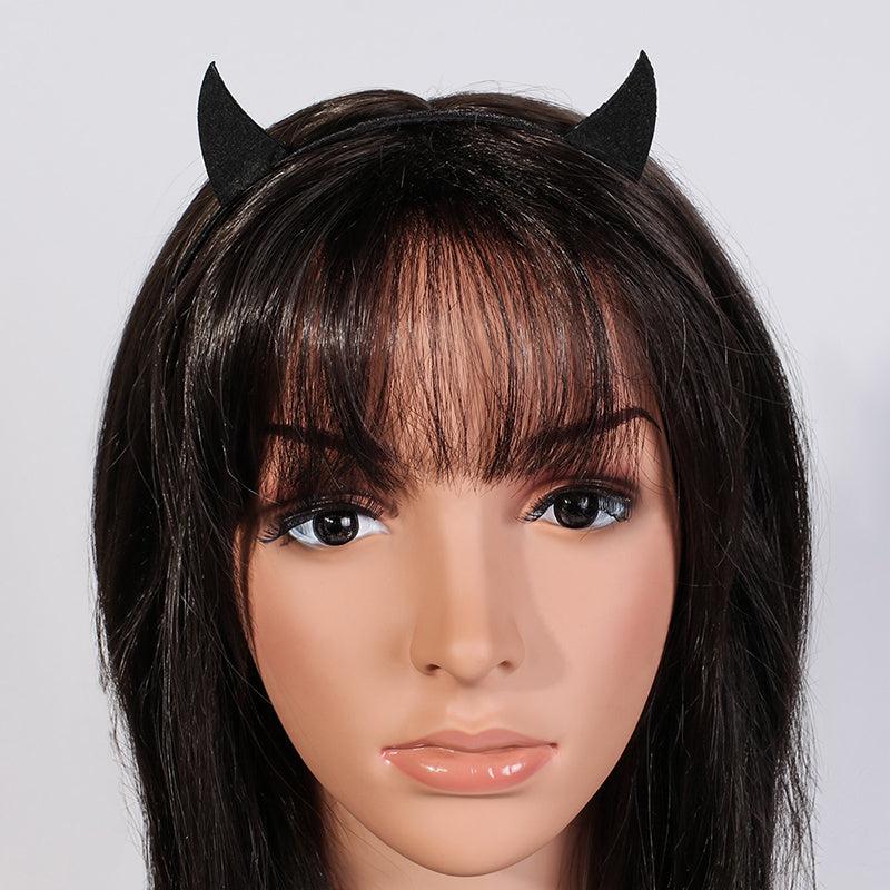 Glitter Devil Horns Headband Christmas Cosplay Costume