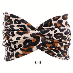 Boho Style Cross Knotted 2 Layers Sports Hairband