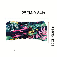 Boho Style Cross Knotted 2 Layers Sports Hairband