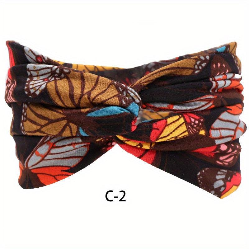 Boho Style Cross Knotted 2 Layers Sports Hairband