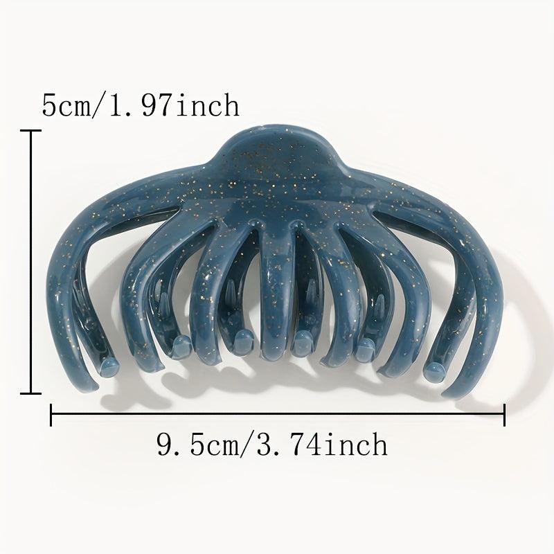 4Pcs Hollow Pumpkin Hair Claw Claw Ponytail Holder Hair Accessories