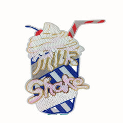 Sequin Ice Cream Shape Cloth Stickers DIY Clothing Accessories Patches