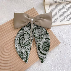Boho Style Bowknot Hair Clip French Barrette Hair Accessories