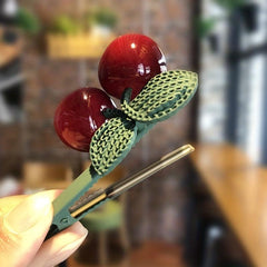 Acrylic Cherry Hair Clip Duckbill Barrette Hair Slide Non-Slip Hair Decoration