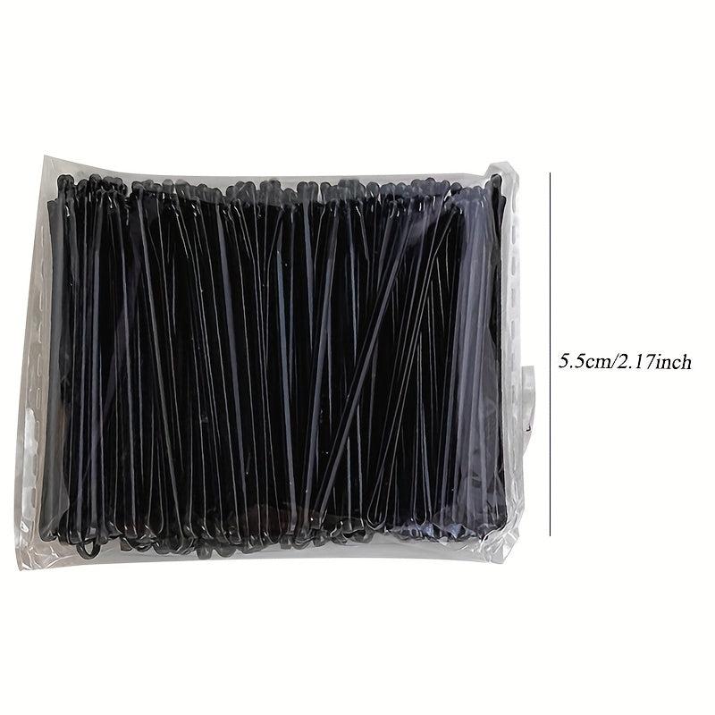 100 Pcs Solid Bobby Pin Alloy Hair Clip Non Slip Hair Accessory
