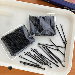 100 Pcs Solid Bobby Pin Alloy Hair Clip Non Slip Hair Accessory
