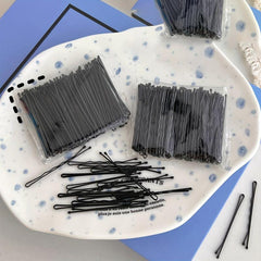 100 Pcs Solid Bobby Pin Alloy Hair Clip Non Slip Hair Accessory