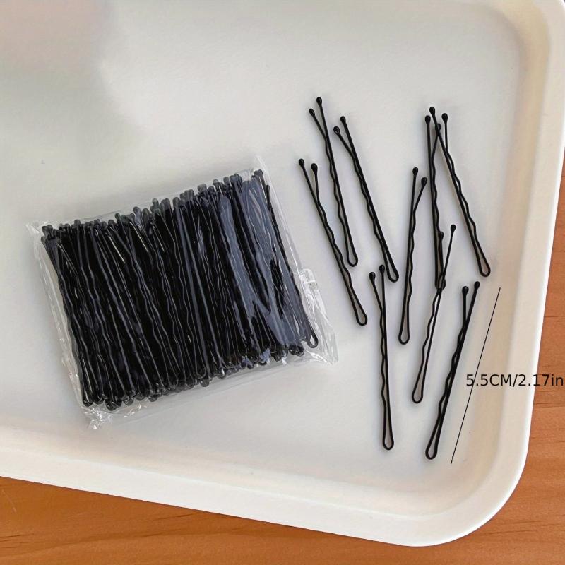 100 Pcs Solid Bobby Pin Alloy Hair Clip Non Slip Hair Accessory