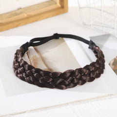 Elastic Braided Headband Synthetic Hair Braid Headband