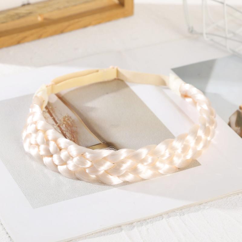 Elastic Braided Headband Synthetic Hair Braid Headband