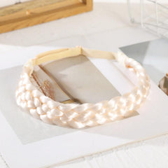 Elastic Braided Headband Synthetic Hair Braid Headband
