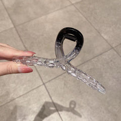 Gradient Hair Claw Transparent Butterfly Hair Grab Vintage Hair Clip