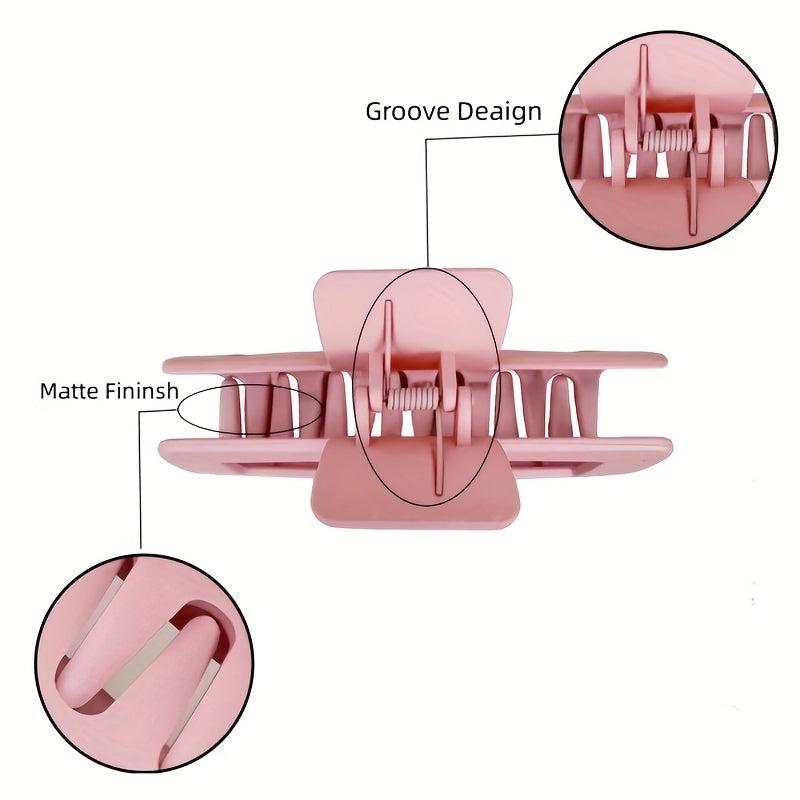 Matte Rectangle Hair Claws - Basic Hair Accessories