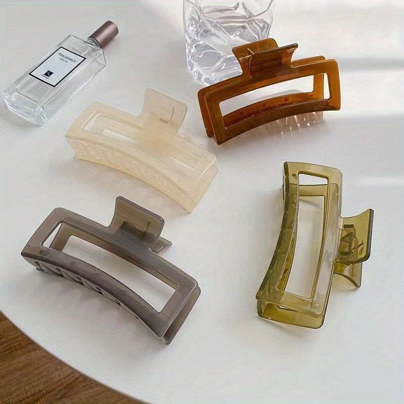4pcs Acrylic Large Shark Claw Hair Claw Headgear
