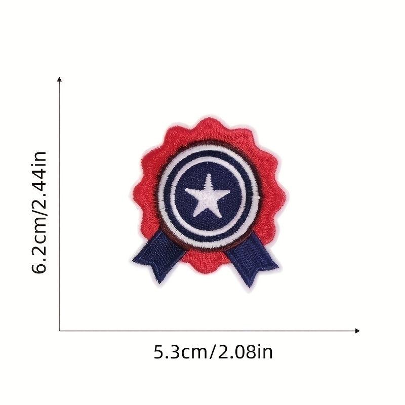 American Independence Cloth Patch Baseball Cap Patch Embroidery Sticker