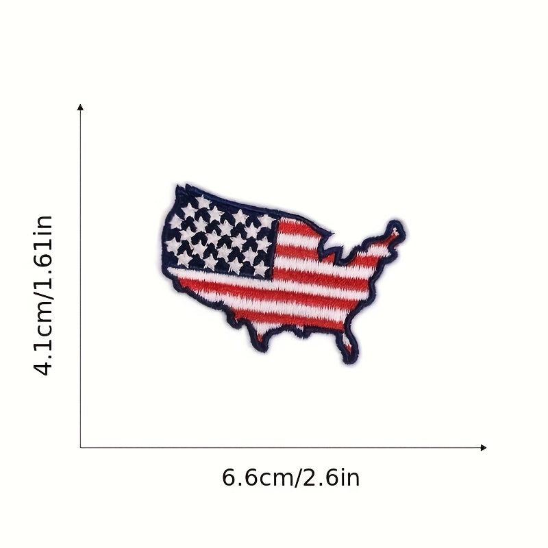 American Independence Cloth Patch Baseball Cap Patch Embroidery Sticker