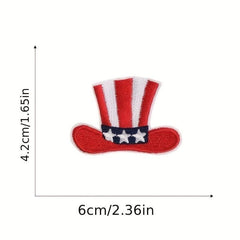 American Independence Cloth Patch Baseball Cap Patch Embroidery Sticker