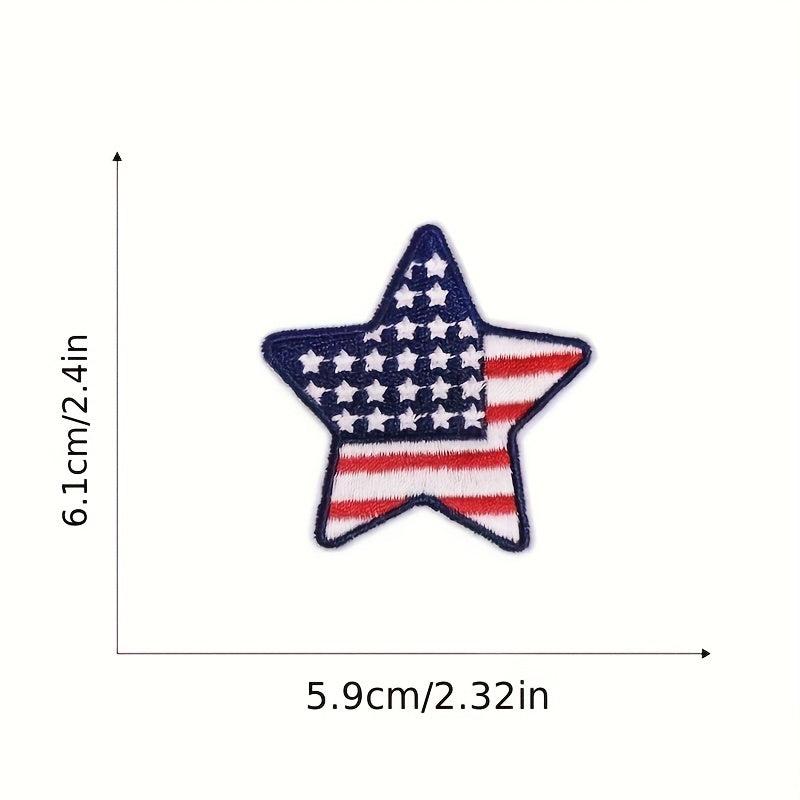 American Independence Cloth Patch Baseball Cap Patch Embroidery Sticker
