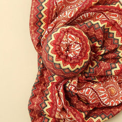 Bohemia Geometric Pattern Turban Head Wrap Cap for Women Girls