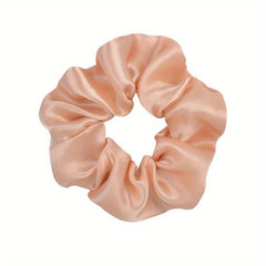 Y2K Colorful Satin Scrunchies Hair Tie Solid Hair Rope Soft Hair Ring