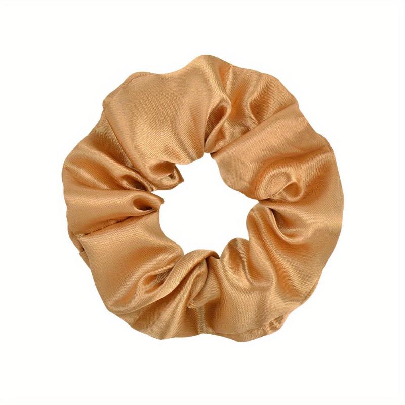 Y2K Colorful Satin Scrunchies Hair Tie Solid Hair Rope Soft Hair Ring
