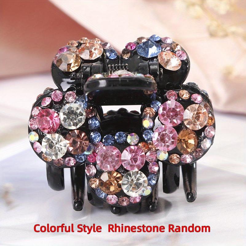 Small Rhinestone Hair Claw Clip Crystal Hairpin Hair Accessories