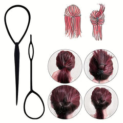 4pcs Hair Braiding Tools Set Women's Hair Styling Accessories